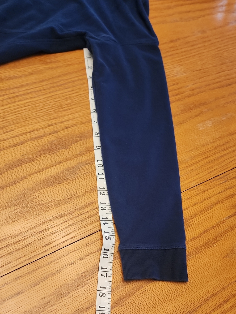 DKNY Seattle Seahawks Navy Full-Zip Crop Hoodie with Branded Drawstrings - Picture 14 of 16